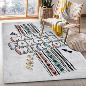 The Force Pattern Area Rug Star Wars Arts Rug Home US Decor