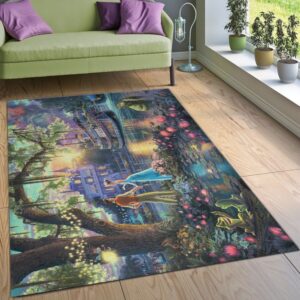 The Princess And The Frog Rug Living Room Rug Floor Decor Home Decor