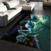 Tie Interceptor Star War Battle Zone Area Rug