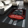 Tie Pilot Star Wars Movie Rug Star Wars Badges Arts Rug Home US Decor