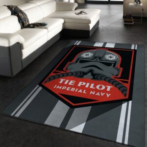 Tie Pilot Star Wars Movie Rug Star Wars Badges Arts Rug Home US Decor