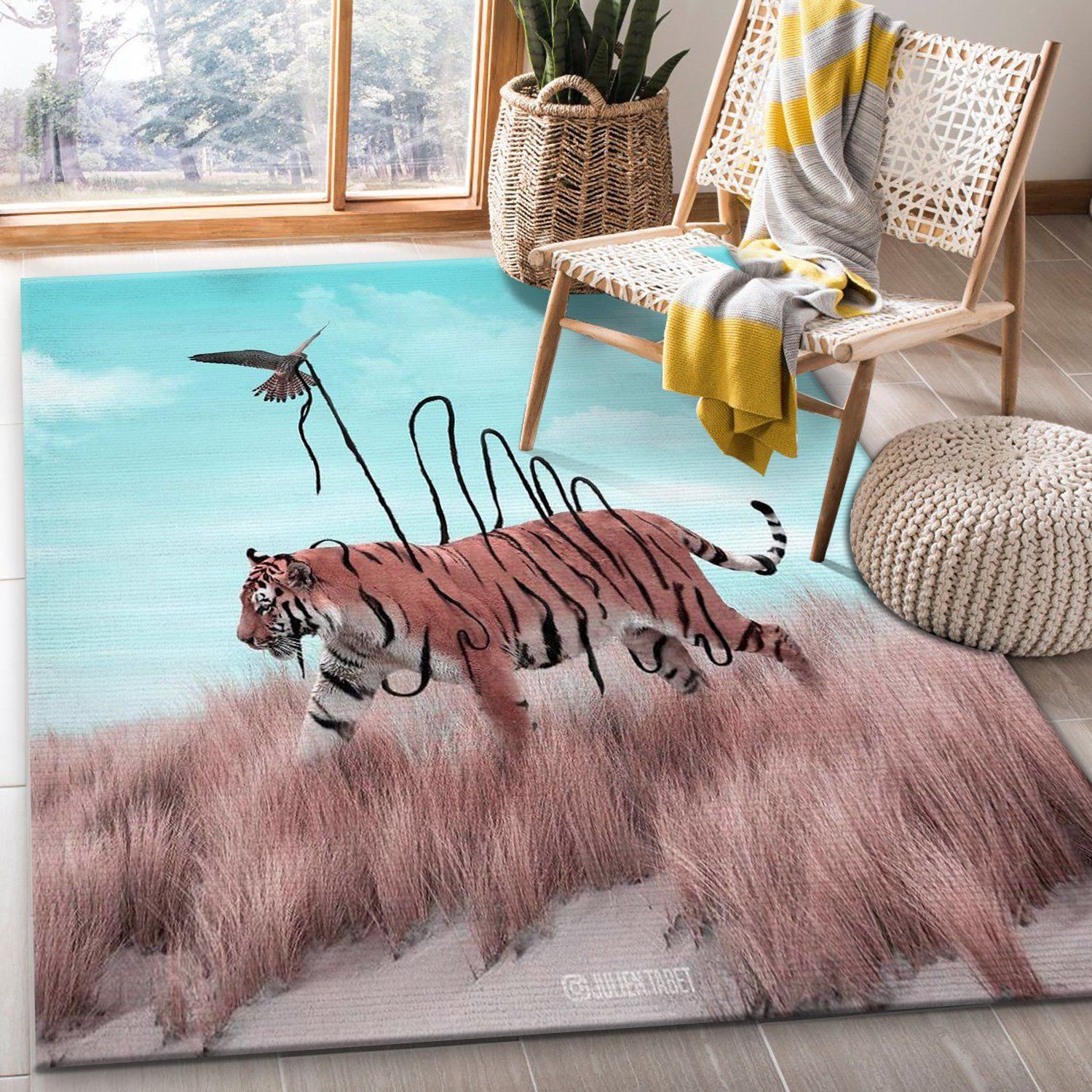 Tiger Rug Bedroom Rug Floor Decor Home Decor