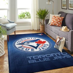 Toronto Blue Jays Mlb Team Logo Style Nice Gift Home Decor Rectangle Area Rug