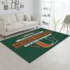 University Of Miami Dynasty Nfl Area Rug Carpet