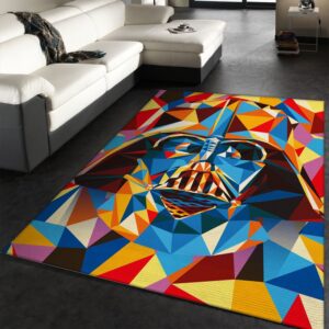 Vader Abstract Star Wars Movie Rug Star Wars Visions Of Darth Vader Rug Home US Decor