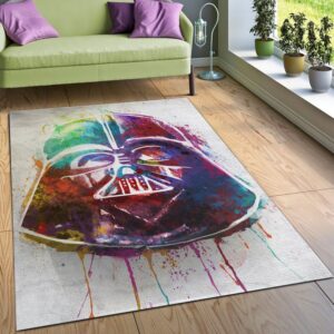 Vader Splashed Rug Star Wars Visions Of Darth Vader Rug US Gift Decor