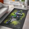 Valentino Rossi The Doctor Vr46 Area Rug Rugs For Living Room Rug Home Decor