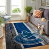 Vancouver Canucks Nhl Team Logo Wooden Style Nice Gift Home Decor Rectangle Area Rug