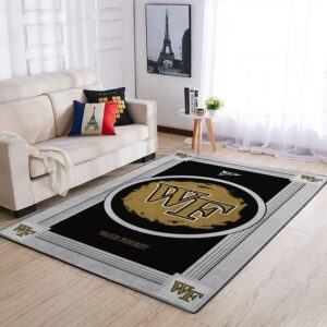 Wake Forest Demon Deacons Ncaa Team Logo Nice Gift Home Decor Rectangle Area Rug