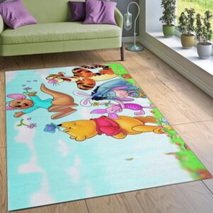 Winnie The Pooh Ver16 Disney Area Rug Bedroom Rug Home US Decor