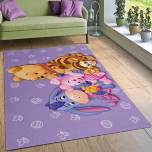 Winnie The Pooh Ver7 Area Rug Bedroom Rug Christmas Gift US Decor