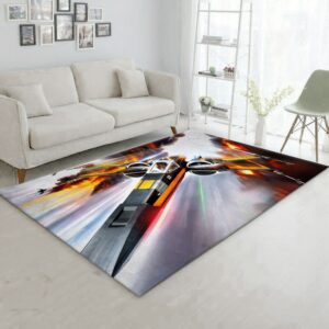X Wing Poedameron Star War Battle Zone Area Rug