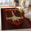 X Wing Star Wars Movie Rug Star Wars Badges Arts Rug Christmas Gift US Decor