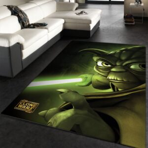 Yoda Star War Character Rug