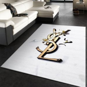 Fashion  Logo Gold Area Rugs Living Room Carpet FN251147 Christmas Gift 