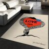 Ysl Vintage Love Poster Area Rugs Living Room Rug Floor Decor Home Decor