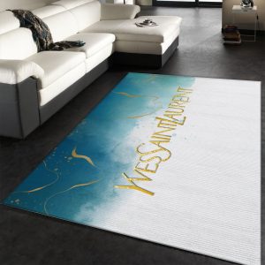 Yves Saint Laurent V7 Fashion Brand Living Room Rug Family Gift US Decor