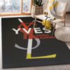 Yves Saint Laurent V2 Area Rug Bedroom Rug Christmas Gift US Decor