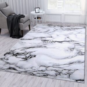 Yves Saint Laurent V9 Fashion Brand Bedroom Rug Floor Decor Home Decor