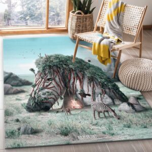 Zebra Rug Living Room Rug Floor Decor Home Decor