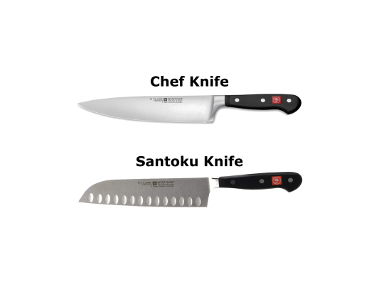 Compare Santoku Knife Vs Chef Knife 