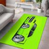1969 Dodge Dart Car Art Area Carpets Green