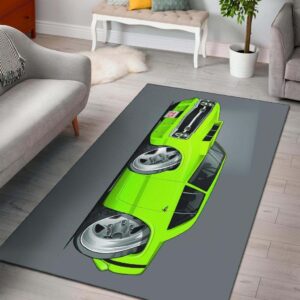 1969 Dodge Dart Car Art Area Carpets Grey Background