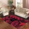 21 savage red background Living room carpet rugs