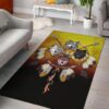 4 Wolves Warriors Native American Design Area Rug Carpet