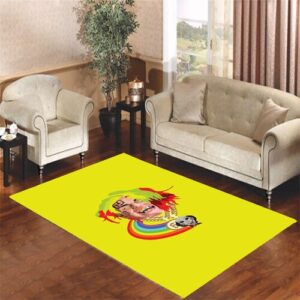 6ix9ine yallow cartoon Living room carpet rugs