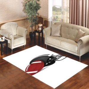 AMERICAN FOOTBALL CARTOON IMAGE Living room carpet rugs