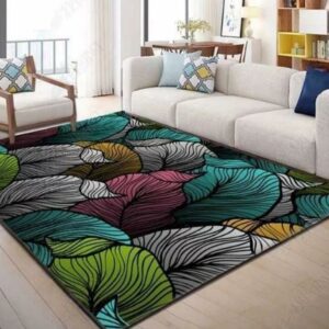 Abstract Art Rectangle Rug Carpet