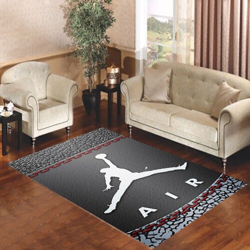 Air jordan Michael Jordan shoes Living room carpet rugs