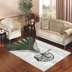 Alice In Wonderland Living room carpet rugs