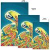 Alien Aliens Xenomorph Abstract Art Area Rug Carpet