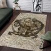 Alien Vs Predator Fossil Matting Area Rug Carpet