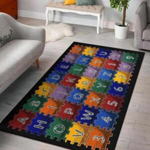 Alphabet Area Rug Carpet