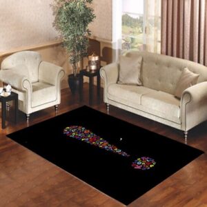 Alphabetic Exclaim Living room carpet rugs