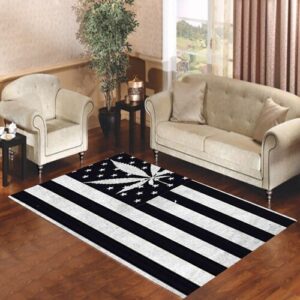 American Flag weed leaf Living room carpet rugs