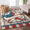Americana Star Garden Flag Rug