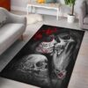"Amore" Premium Skull Area Rug Carpet