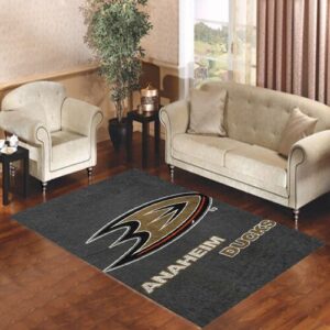 Anaheim Ducks Living room carpet rugs