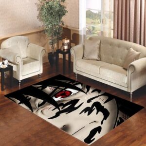Anime Naruto Itachi Sharingan Living room carpet rugs