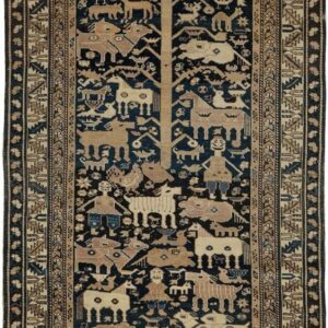 Antique Caucasian Shirvan Rug Carpet