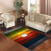 Apple Colors Logo Living room carpet rugs