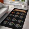Apple Fractions Area Rug Carpet