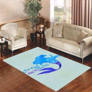 Ariel Quote Little Mermaid Disney Living room carpet rugs
