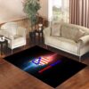 Atletico Madrid Soccer Flare Logo Living room carpet rugs