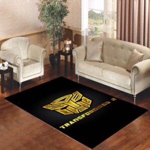 Autobots Gold Logo Transformers Movies Living room carpet rugs