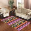 Aztec Pattern Recovered Living room carpet rugs